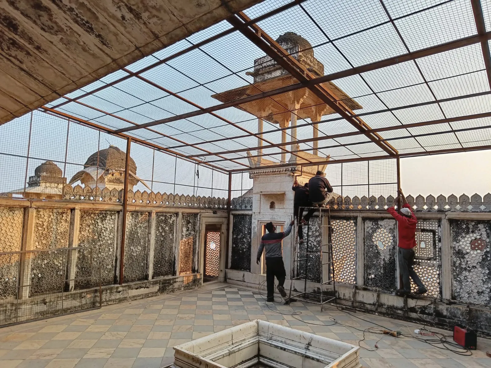 Bundi Palace restoration work 2