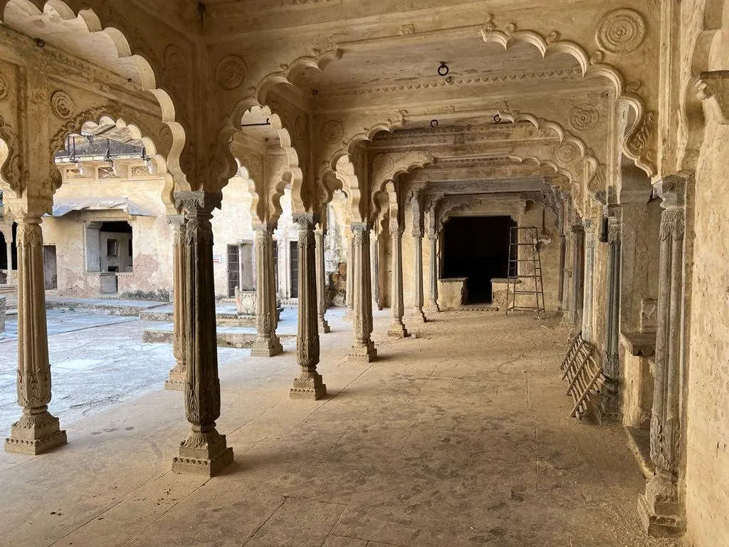 Bundi Palace restoration work 3