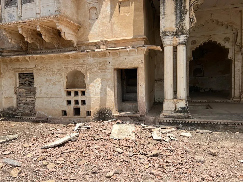 Bundi Palace restoration work 5