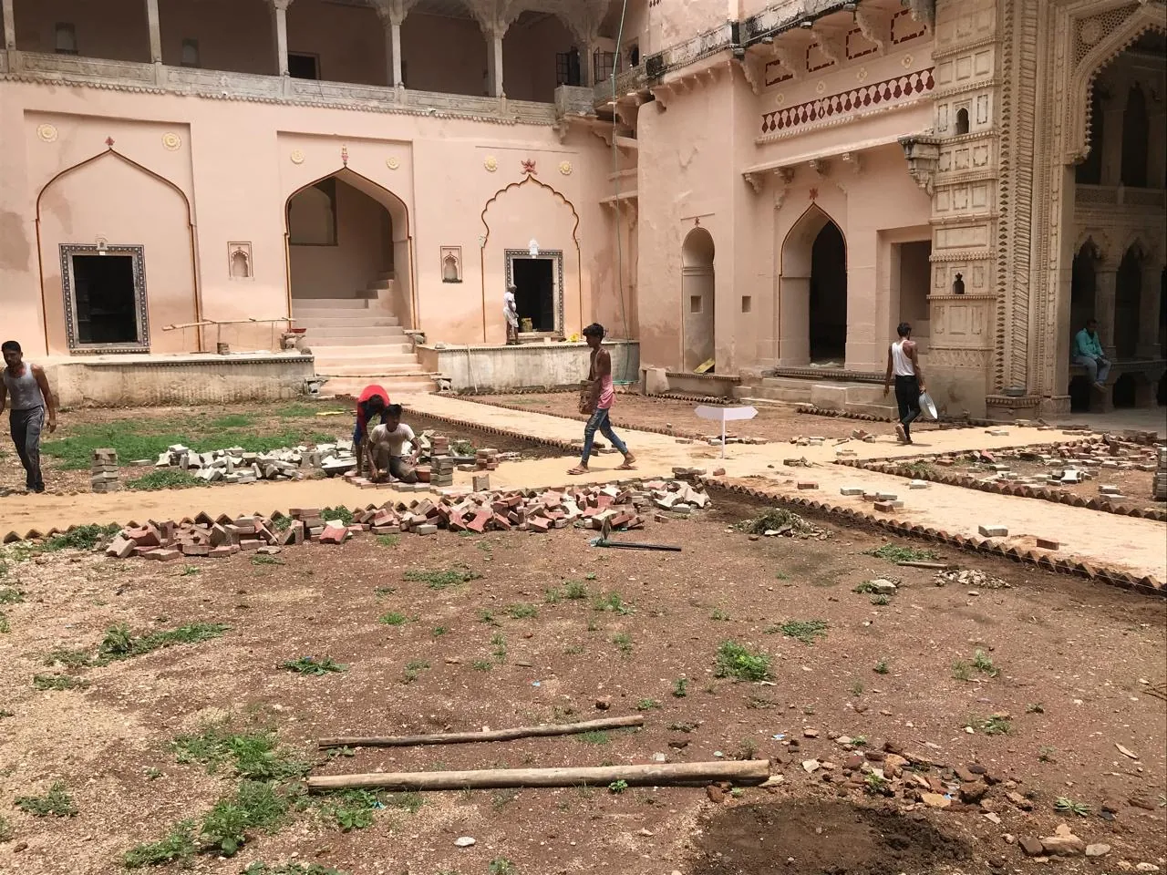 Bundi Palace restoration work 8