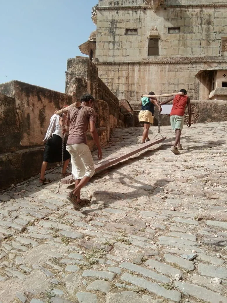 Bundi Palace restoration work 9