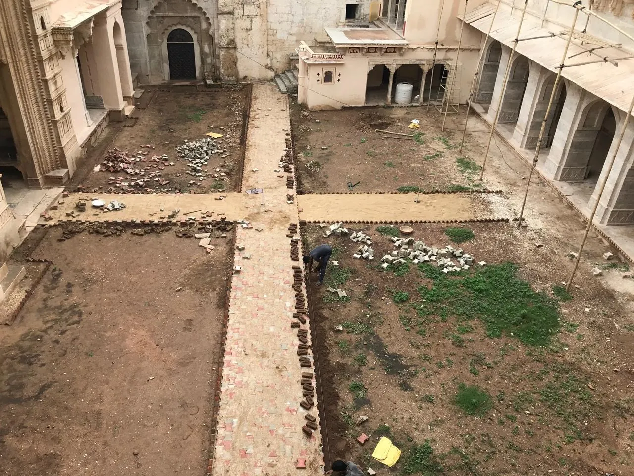 Bundi Palace restoration work 11