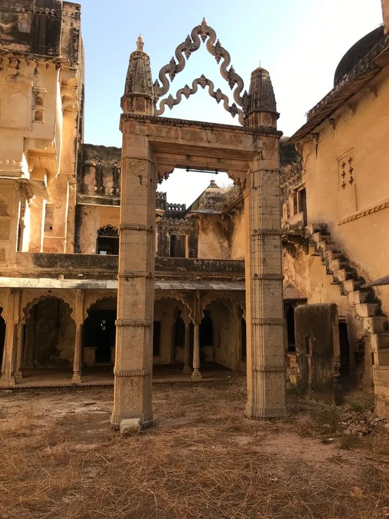 Bundi Palace restoration work 12