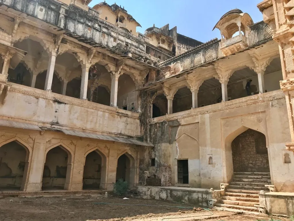 Bundi Palace restoration work 14
