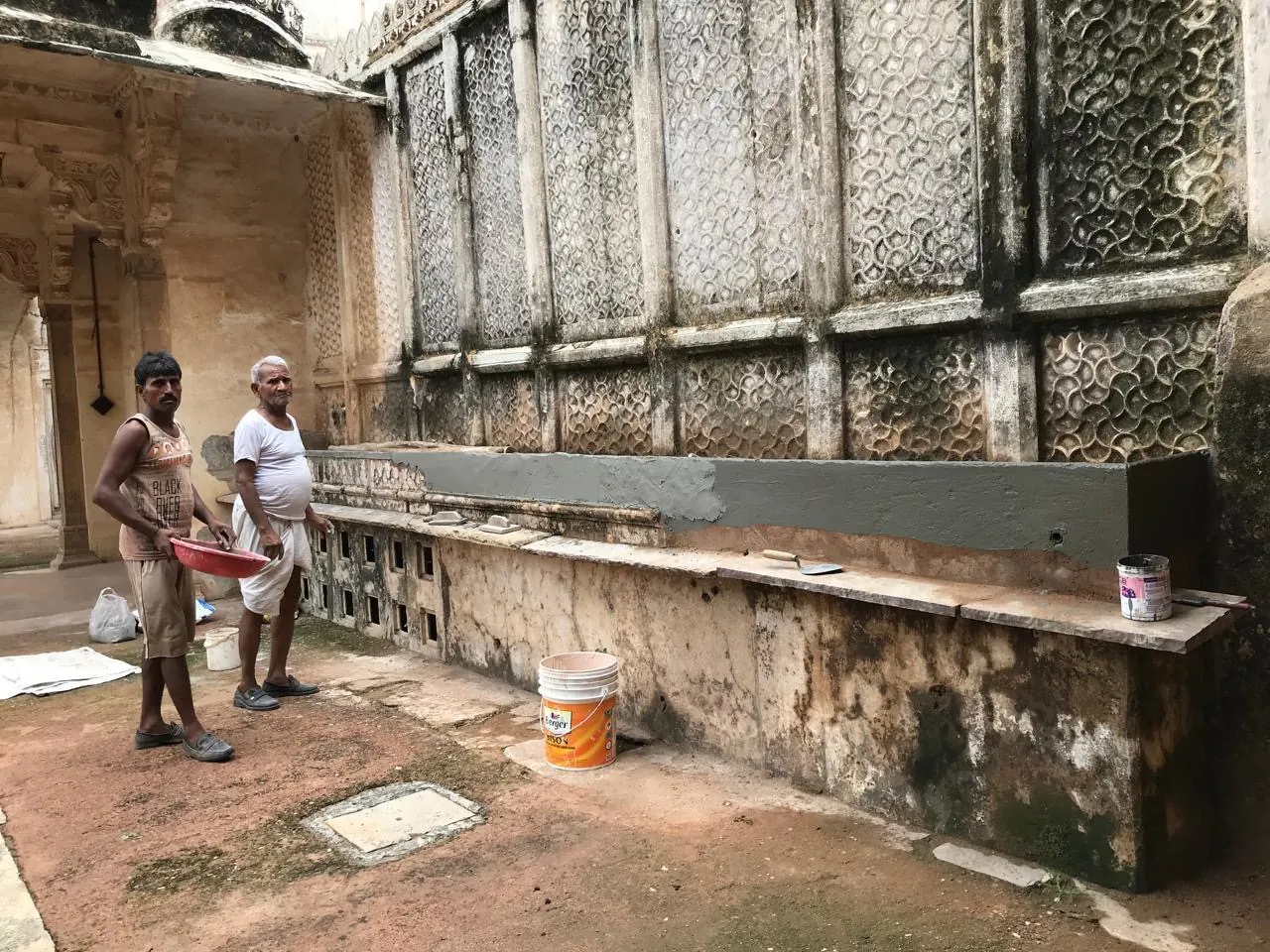Bundi Palace restoration work 15
