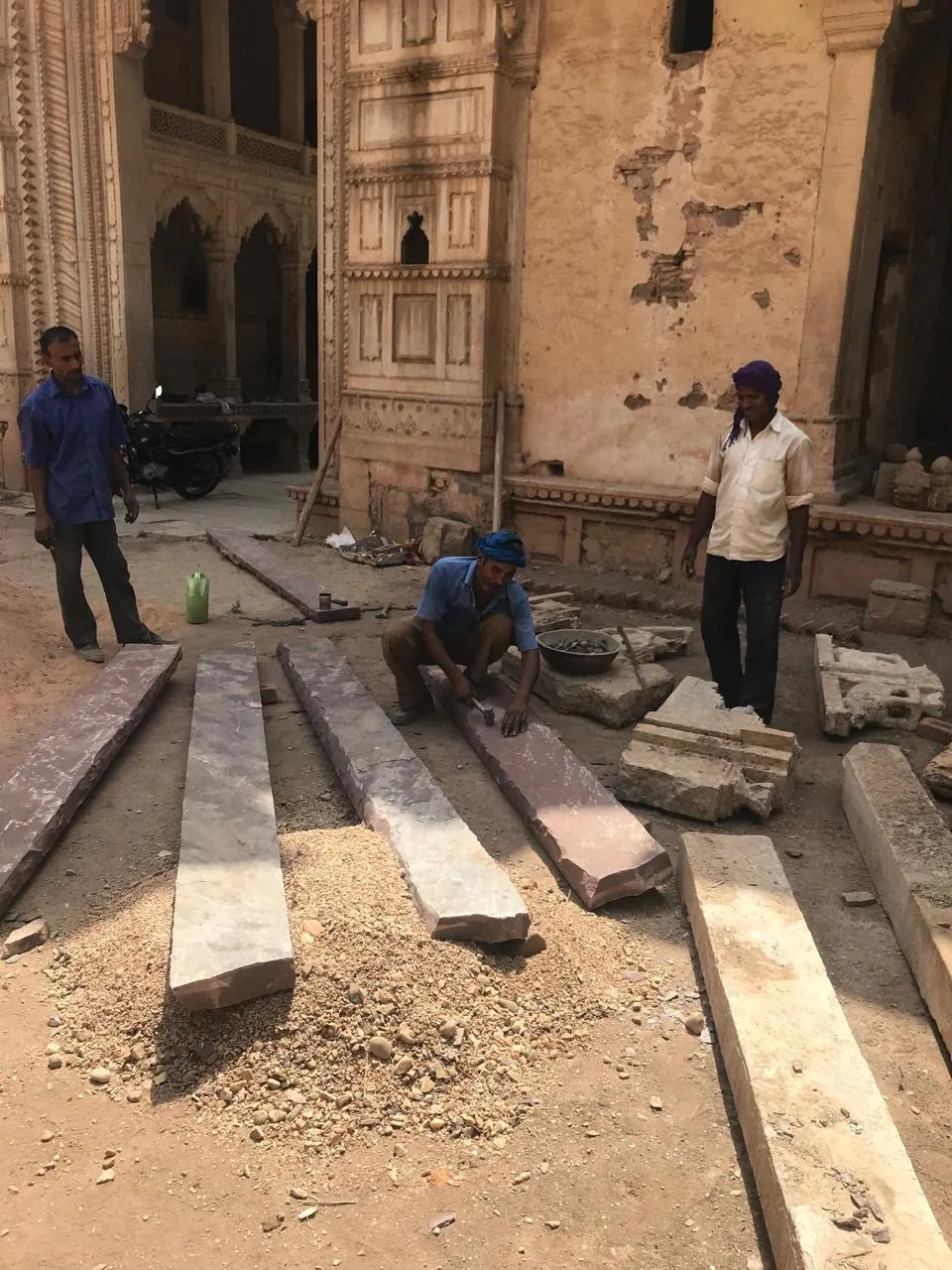Bundi Palace restoration work 16
