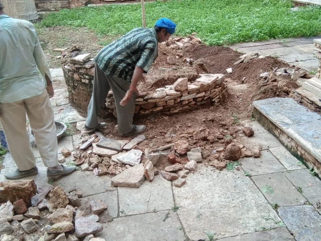 Bundi Palace restoration work 19