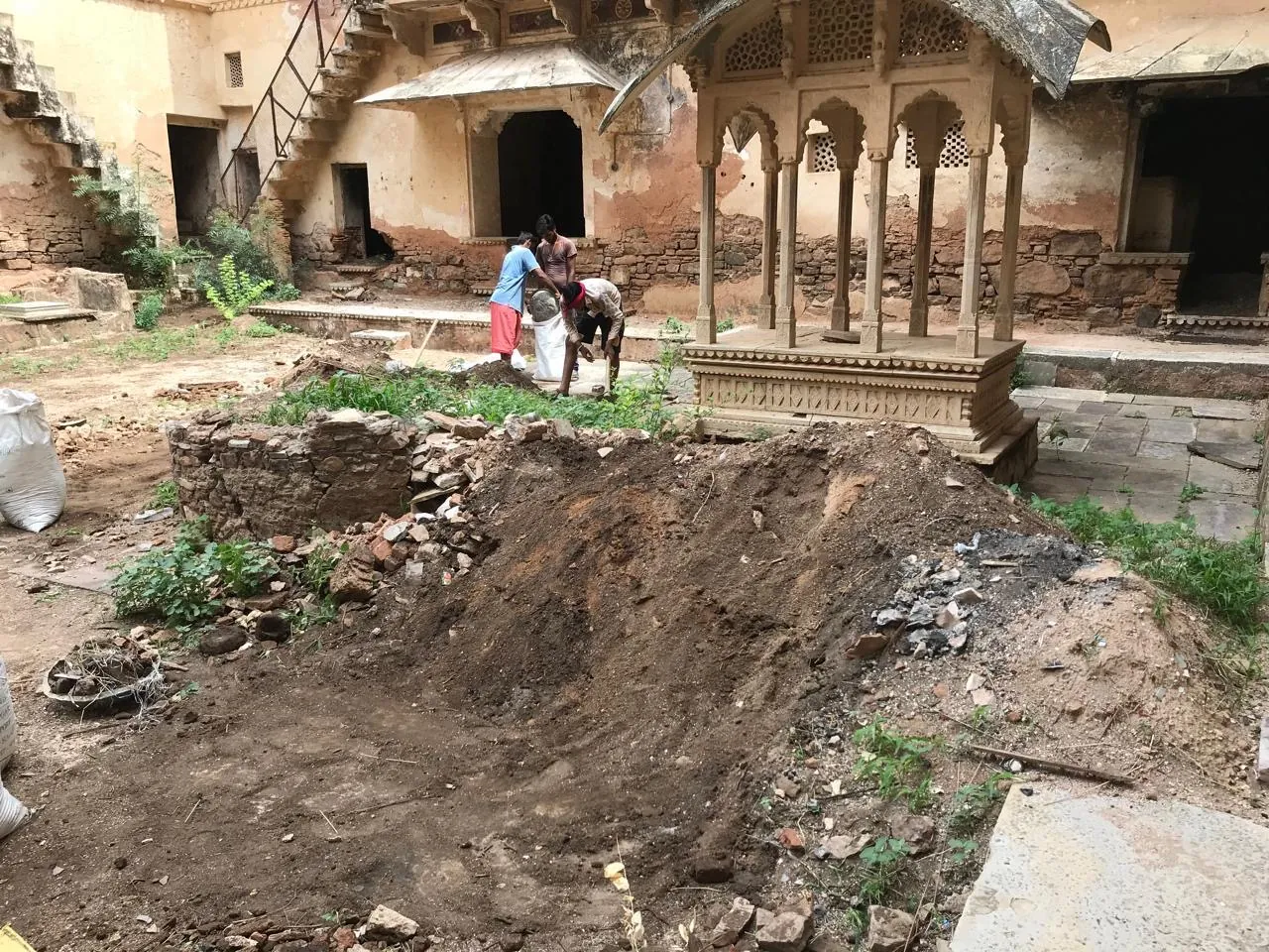 Bundi Palace restoration work 21