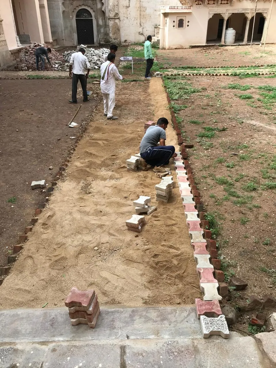 Bundi Palace restoration work 27