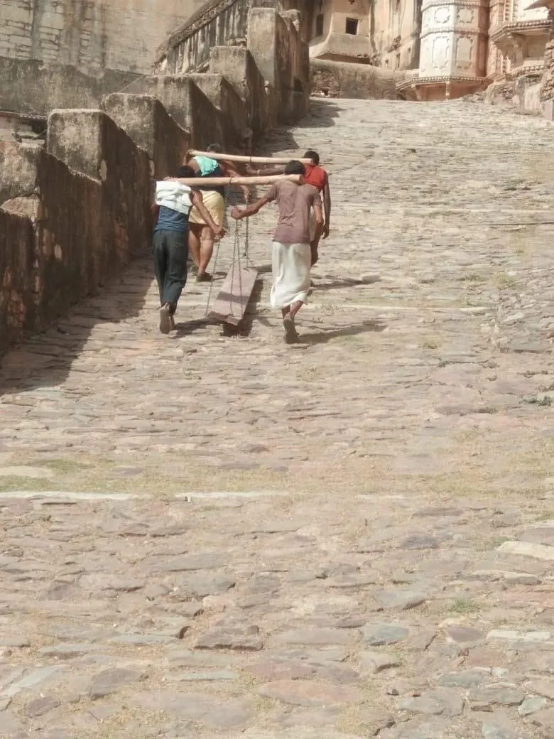 Bundi Palace restoration work 28